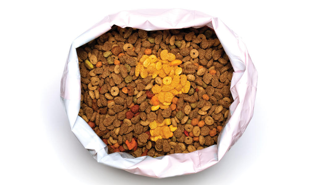 Bag of pet food