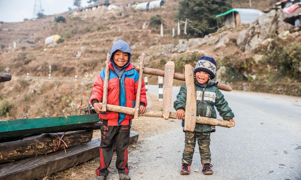 children in Nepal