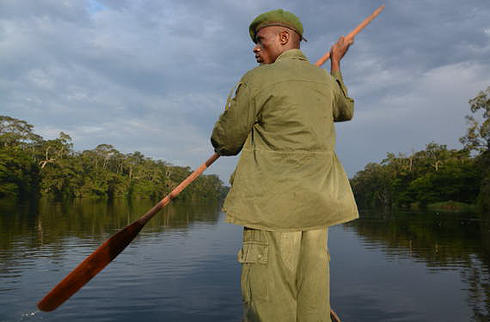 ranger in Salonga National Park