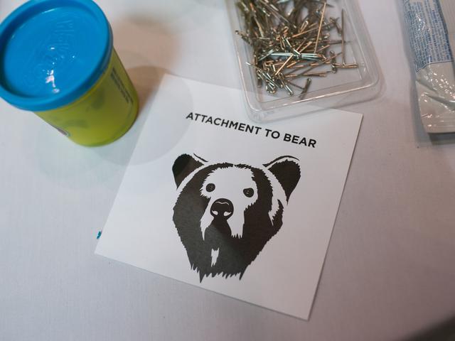 items at bear tracking workshop