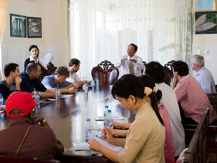 People around a conference table