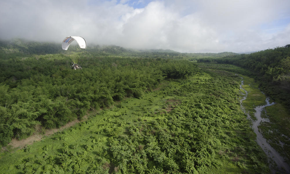 Dawna Tenasserim landscape from the air