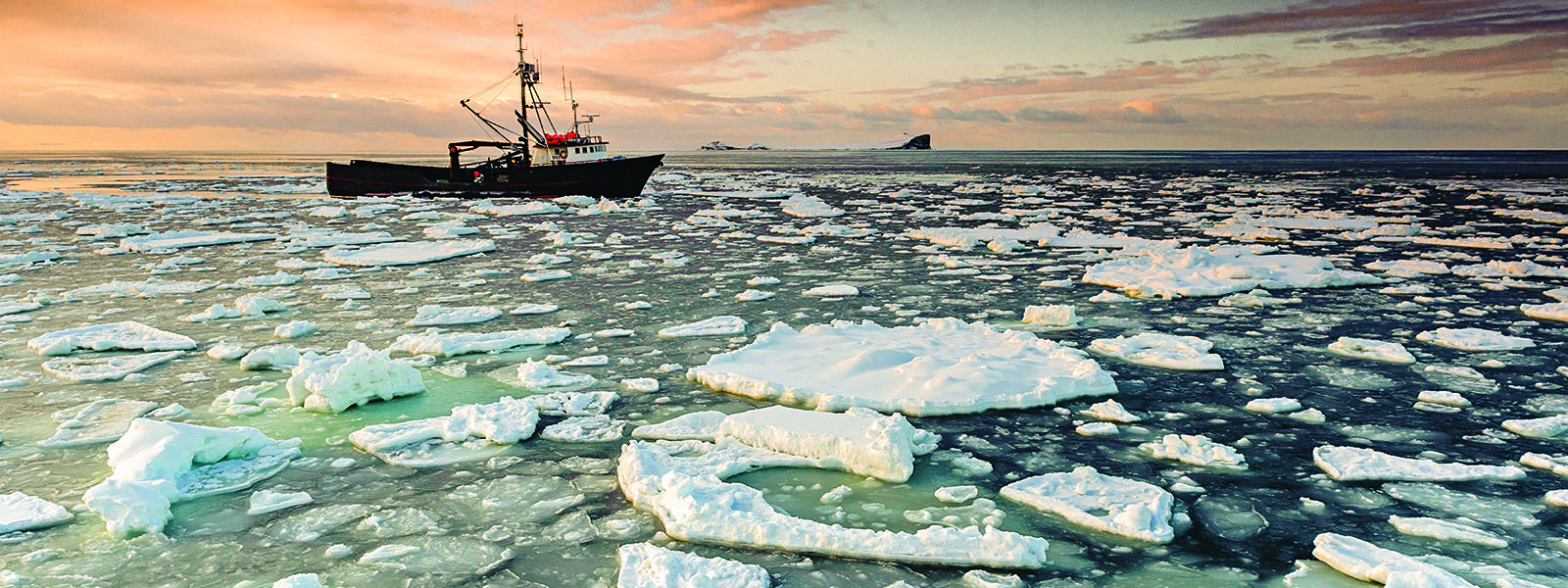 Fishing vessel in the Bering Sea