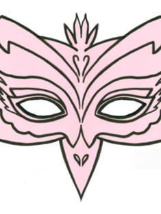 Custom Flamingo Mask