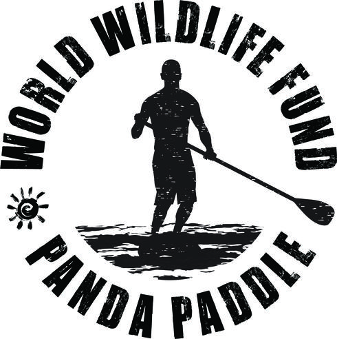 Panda Paddle Logo Black