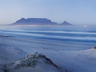 Table mountain from the beach