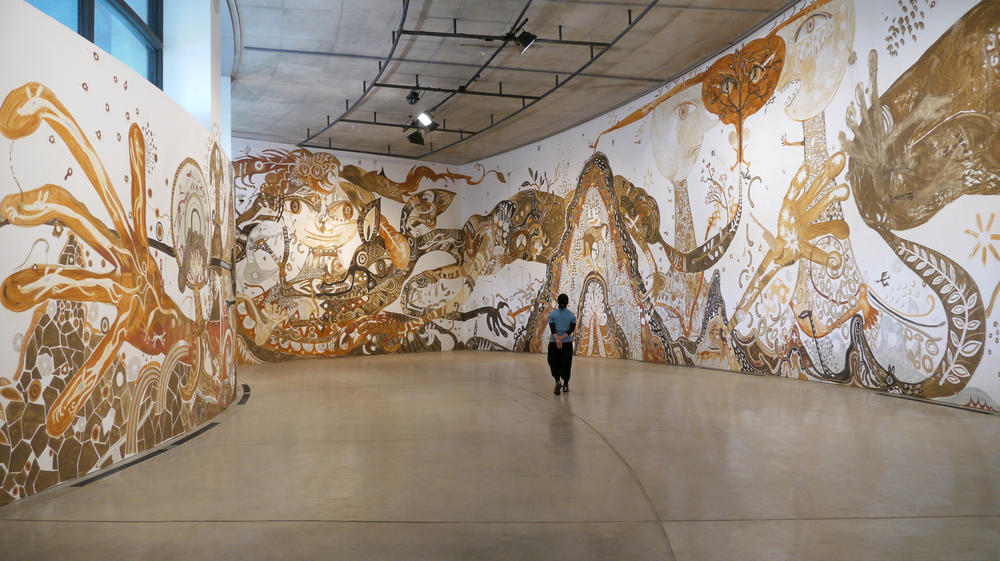 COUNTLESS STORIES, LIVING BOLDLY, REPEAT mural