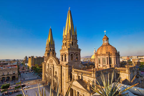 Cityscape of Guadalajara Mexico