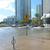 sunny day tidal flooding in downtown Miami