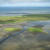Aerial landscape with Bristol Bay in the background