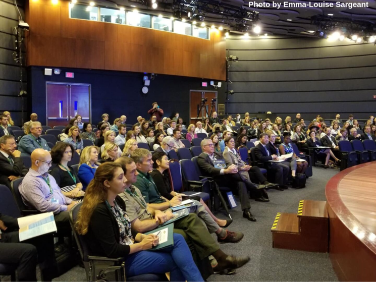 Participants at a sustainable tourism conference