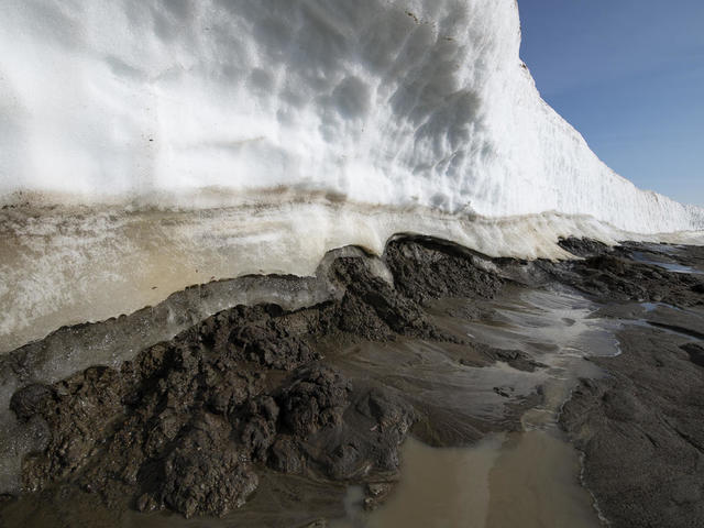 Permafrost thawing in Alaska