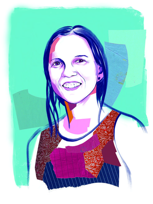 illustrated portrait of Daniela Lainez del Pozo