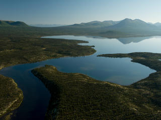 Bristol Bay, Alaska, from the air