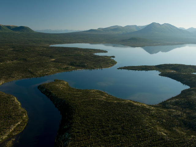 Bristol Bay, Alaska, from the air