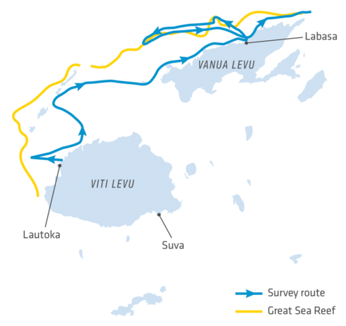 Map of Great Sea Reef