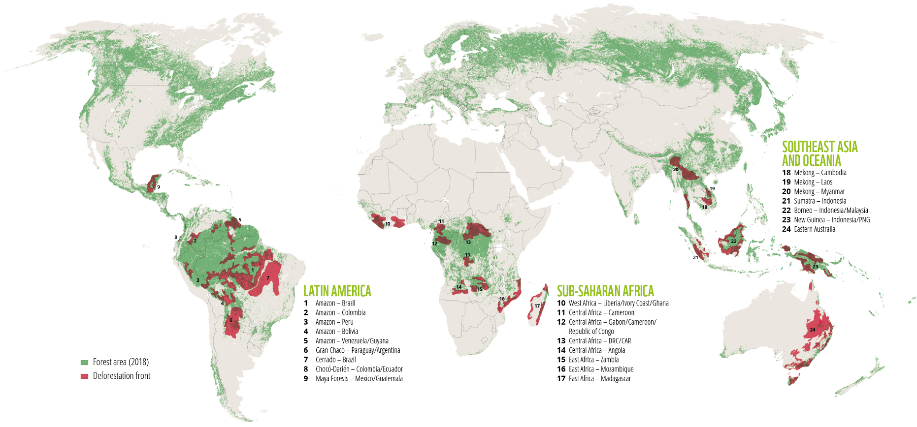 Deforestation Fronts Stories Wwf