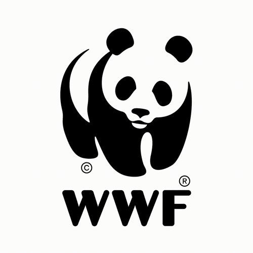 WWF logo with panda fading away