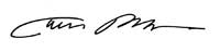 Carter Roberts signature