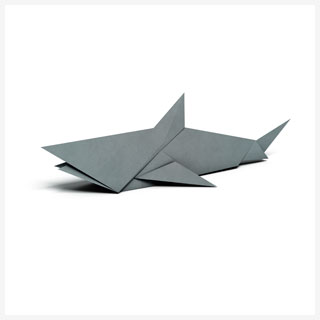 Wet Fold Origami Technique Gives Wavy Personality to Paper Animals
