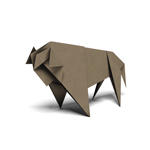 Origami Bison