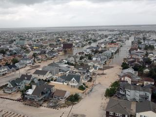 Hurricane Sandy Damage along the New Jersey coast, 30 October 2012.