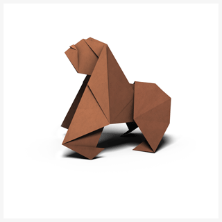 Orangutan origami
