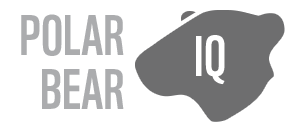 Polar Bear Animal IQ Logo