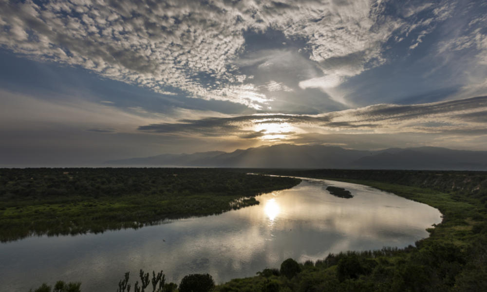 river and sky