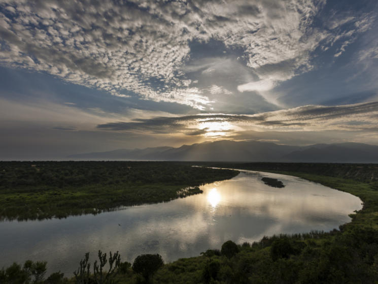 river and sky