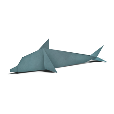 Dolphin origami