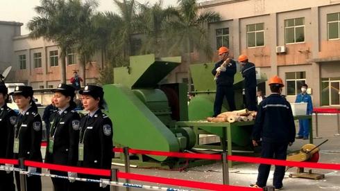 china crushes ivory