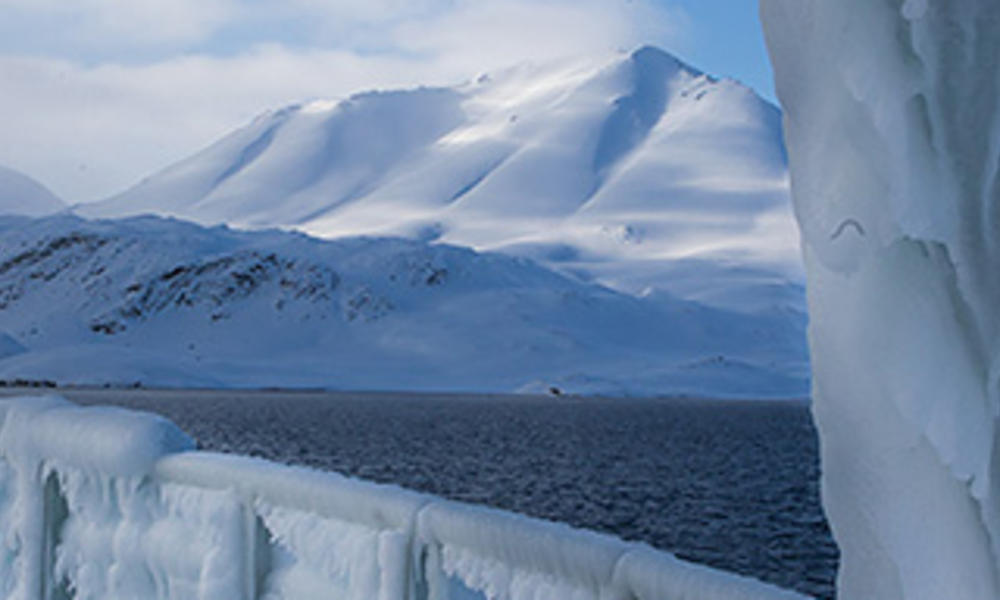 ice on boat