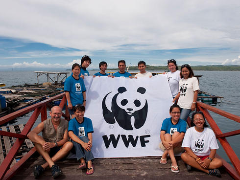WWF expedition team pose with WWF Malaysia staff and volunteers