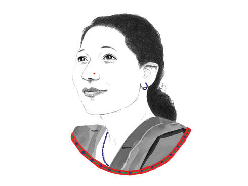 Portrait of Chandrakala Budha