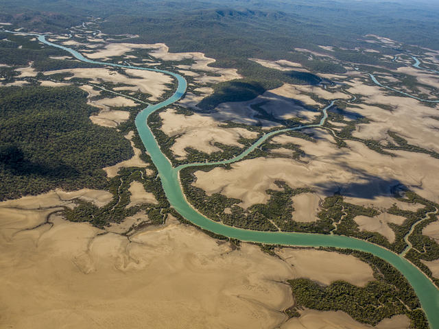 The Fitzroy Delta, Queensland, Australia.