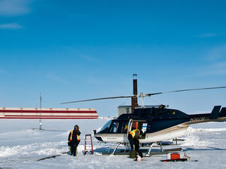 helicopter in alaska