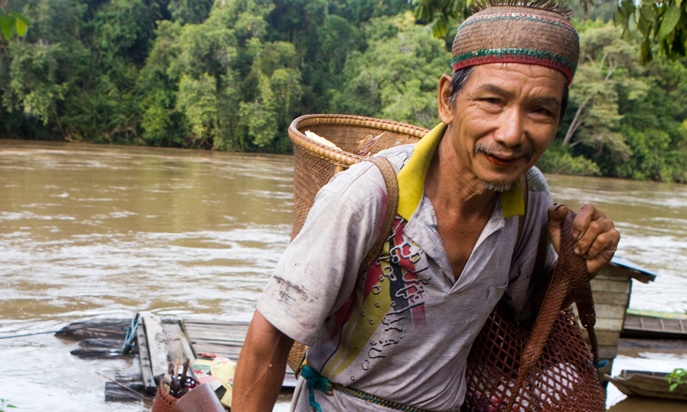 Borneo villager