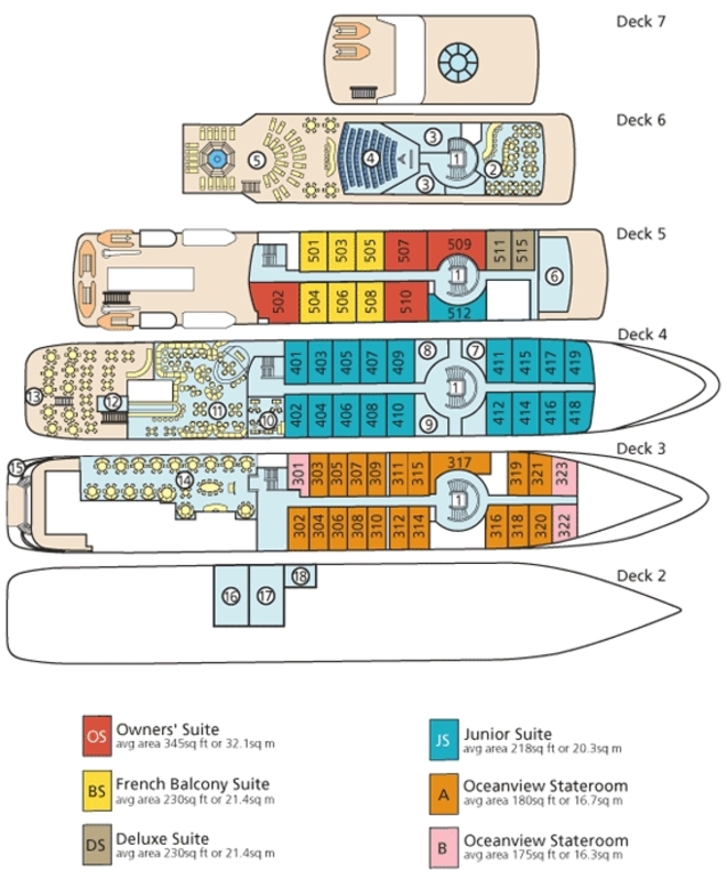 Orion deck plan